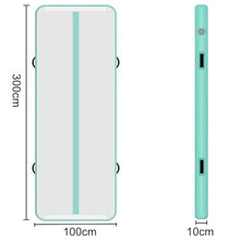 Inflatable Air Gymnastics Mat Training Mats with Pump - 4 inches Thickness Inflatable Tumble Gymnastics Tracks for Home & Gym Use Training Cheerleading Yoga Water