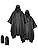 Hooded Rain Poncho Waterproof Raincoat Jacket for Men Women Adults Waterproof Lightweight Raincoat for Hiking Camping Emergency