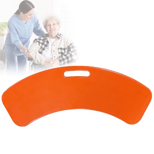 Sliding Transfer Boards Slide Board to Transfer to Wheelchairs, Sturdy ABS Slide transfer assistance devices for elderly Slide Boards Hold up to 330 lbs - Seniors from Bed to Chair,Car,Couch,Toilet (orange)