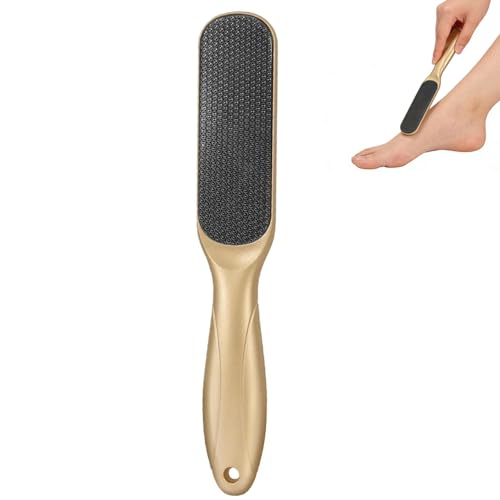 Foot File Foot Callus Remover, Double Sided Pedicure Tools for Feet Dead Skin, Dual Use of Dry and Wet, Professional Hygienic Foot Scrubber to Achieve Smooth, Silky Feet - Accessories suitable for foot soaking massager buckets (yellow)