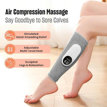 Leg Massager for Circulation and Pain Relief, Calf Air Compression Massager with Heat, leg massager with 3 Intensities, 3 Modes, Easy to use, Muscle Relaxation, Gifts (black-2 pcs)