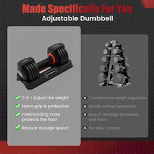Adjustable Dumbbell Set, 25LB Single Dumbbell Weight, 5 in 1 Adjustable Weights Dumbbells set with Anti-Slip Metal Handle for Exercise & Fitness,Fast Adjust Weight for Home Gym Workouts