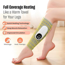 Leg Massager for Circulation and Pain Relief, Calf Air Compression Massager with Heat, leg massager with 3 Intensities, 3 Modes, Easy to use, Muscle Relaxation, Gifts (two pieces/set)