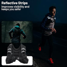 Weighted Vest for Men and Woman 3KG/5KG/8KG/10KG Weight Vest with Reflective Stripe for Workout, Strength Training, Running, Fitness, Muscle Building, Weight Loss, Weightlifting