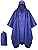 Hooded Rain Poncho Waterproof Raincoat Jacket for Men Women Adults Waterproof Lightweight Raincoat for Hiking Camping Emergency