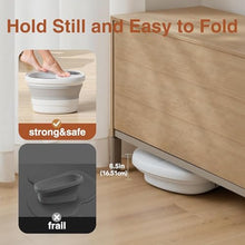 Collapsible Foot Spa Machine with Heat Foot Spa Bath Touch Screen, Heat-Maintaining, Massage Rollers, Bubble Massage, Foot Pedicure Kit, Pedicure Foot Spa Bath Massager (pearl white)