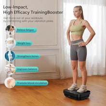 Vibration Plate Exercise Machine Lymphatic Drainage, Portable Full Body Vibration Platform Machine for Weight Loss, Full Body Workout Vibrate Fitness Platform