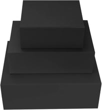 Elegance Unleashed: 2PCS Black Gift Box for Presents - Bridesmaid Proposal Box with Magnetic Closure, Making Every Gift Special (Black,33 * 25 * 12)