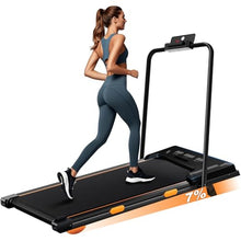 Incline Walking Pad Treadmill Walking Pad 300 Lbs Under Desk Treadmill with Incline Portable Compact Treadmills for Home Office with LED Display