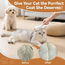 Cat Brush Pet Brush With Massage Cat Grooming Brush for Removing Knots,Loose Hair- Can be used with self cleaning cat litter box