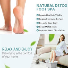 Ionic Foot Bath Detox Machine Upgrade Portable Ionic Foot Spa Bath with the array for Home Use Detox Foot Bath Negative Hydrogen System for Home Salon Spa (with 2 arrays)