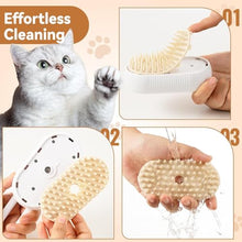 Cat Brush Pet Brush With Massage Cat Grooming Brush for Removing Knots,Loose Hair- Can be used with self cleaning cat litter box