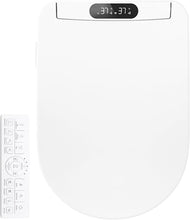 Electronic Bidet Toilet Seat, Heated Smart Toilet Seat with Wireless Remote Control (White U Style)