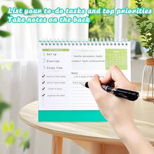 Small Desk Calendar 2026 mini office desktop calendar & Chore Chart for Desktop/Wall Monthly Calendar for Home School or Office Schedules (white)