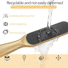 Foot File Foot Callus Remover, Double Sided Pedicure Tools for Feet Dead Skin, Dual Use of Dry and Wet, Professional Hygienic Foot Scrubber to Achieve Smooth, Silky Feet - Accessories suitable for foot soaking massager buckets (yellow)