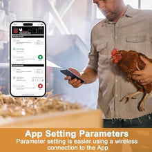 Automatic Chicken Coop Door Solar Powered, App Control Automatic Chicken Door with Timer & Light Sensor Mix 4-Modes, Solar Chicken Coop Door with Anti-Pinch Design