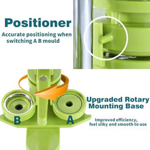 Button Maker Machine 58mm -Installation-Free DIY Photos Pin Badge Button Maker Press Machine Badge Punch Press with Free Badge Parts&Pictures&Circle Cutter (green-58mm)