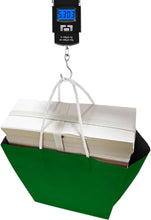 50 Pack Large Green Paper Gift Bags with Handles, for Retail, Birthdays, Holidays, Bulk Green Gift Bags, Green Paper Shopping Bags, 26x12x32cm, 10.2