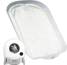 Cat Litter Mat Large Double Layer Honeycomb Cat Litter Trapping Mat for Automatic Cat litter Box (grey)