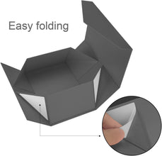 Silver Grey for Special Moments, Milestones, and Memorable Presents. Magnetic Closure, 2Pcs Bridesmaid Boxes for Proposal, Box for Gift, Jewelry Safekeeping - (Silver Grey, 31x20x10cm)