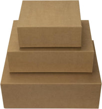 Gift Box with Lid, Collapsible Bridesmaid Proposal Box with Magnetic, Sturdy Storage Box for Birthdays, Weddings, Father's Day, Christmas (Kraft, 33 x 25.3 x 12.3cm, 13 x 10 x 4.8 inchs)