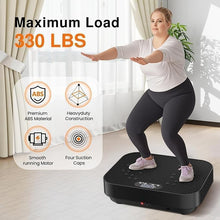 Vibration Plate Exercise Machine Lymphatic Drainage, Portable Full Body Vibration Platform Machine for Weight Loss, Full Body Workout Vibrate Fitness Platform