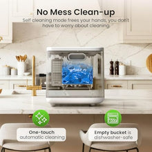 4L Electric Composter for Kitchen Smart Kitchen Waste Compost Bin Odorless/Auto-Cleaning/Intelligent LED Display, Food Composter for Home, Food Waste Compost Machine (white02)