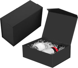 Gift Box with Lid, Collapsible Bridesmaid Proposal Box with Magnetic, Sturdy Storage Box for Birthdays, Weddings, Father's Day, Christmas(turquoise,31 x 20 x 10,12 x 7.9 x 3.9 inches)