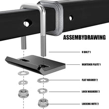 Hitch Tightener Stabilizer Universal Robust Anti-Rattle Hitch Tightener for 1.25