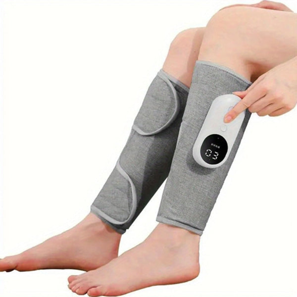 Leg Massager for Circulation and Pain Relief, Calf Air Compression Massager with Heat, leg massager with 3 Intensities, 3 Modes, Easy to use, Muscle Relaxation, Gifts (two pieces/set)