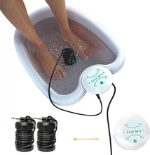 Ionic Foot Bath Detox Machine Upgrade Portable Ionic Foot Spa Bath with the array for Home Use Detox Foot Bath Negative Hydrogen System for Home Salon Spa (with 2 arrays)