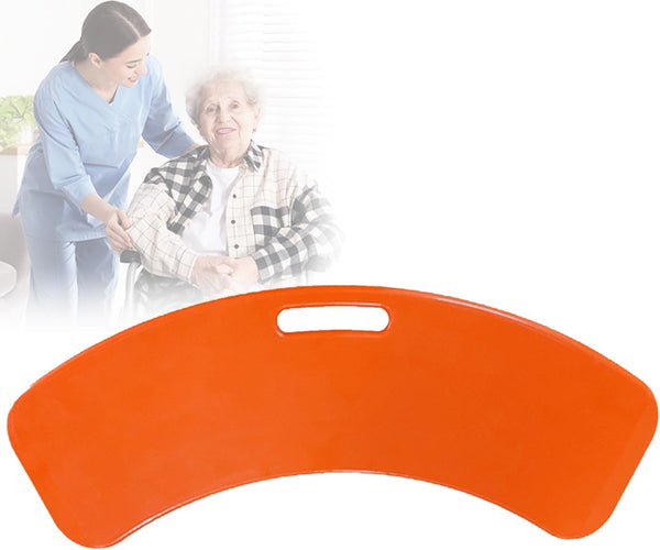 Sliding Transfer Boards Slide Board to Transfer to Wheelchairs, Sturdy ABS Slide transfer assistance devices for elderly Slide Boards Hold up to 330 lbs - Seniors from Bed to Chair,Car,Couch,Toilet (orange)
