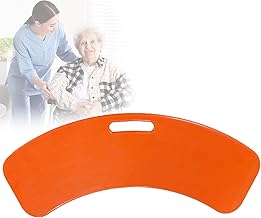 Sliding Transfer Boards Slide Board to Transfer to Wheelchairs, Sturdy ABS Slide transfer assistance devices for elderly Slide Boards Hold up to 330 lbs - Seniors from Bed to Chair,Car,Couch,Toilet (orange)