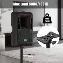 Height Adjustable Universal Dual Speaker Stand Set Studio Monitor Stands Speaker Tripod Design 35mm Compatible Secure Locking Sturdy Metal Construction Tension Locking for Stability(2Pcs,82-120CM)