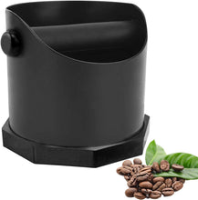 Espresso Knock Box Stainless Steel Espresso Grounds Knock Box With Removable Rubber Knock Bar, Anti-Splash Design,Dishwasher Safe Stainless Steel Used Coffee Grounds Container Disposal, Silver, 1600ml