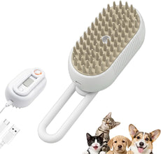 Cat Brush Pet Brush With Massage Cat Grooming Brush for Removing Knots,Loose Hair- Can be used with self cleaning cat litter box