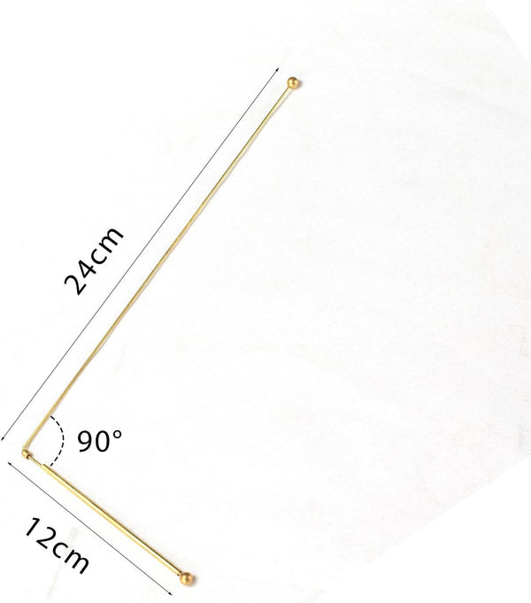 2PCS Copper Dowsing Rod - 99.9% Pure Copper - Divining Rods -Water Divining Witching,Energy Healing,Paranormal, Ghost Hunting, Gold, Treasure, Buried Items,Bonus Pendulum - 12x25cm Divining rods