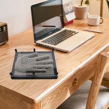 3D Pin Art Board Toy - Classic Desktop Novelty Sculpture Pin Art Sensory Toy - 3D Clone Pin Art Toy Hand Mold Metal Board Handprint Toy Pin Art Fidget 3D Distraction for Coworkers Dads Kids (M)