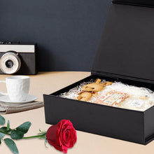 Elegance Unleashed: 2PCS Black Gift Box for Presents - Bridesmaid Proposal Box with Magnetic Closure, Making Every Gift Special (Black,33 * 25 * 12)