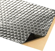 Silver 80 mil 15.8 sqft Sound Deadening Mat - Butyl Automotive Sound Deadener for Car Trunk, Speaker, Door, Floor and Ceiling - Reduce Noise and Vibration with This Premium-Quality Dampening Material
