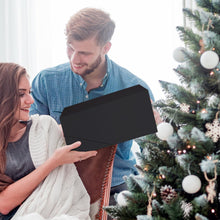 Gift Box with Lid, Collapsible Bridesmaid Proposal Box with Magnetic, Sturdy Storage Box for Birthdays, Weddings, Father's Day, Christmas(Black,31 x 20 x 10,12 x 7.9 x 3.9 inches)