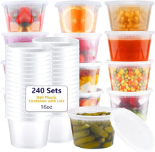 60-Pack 8 oz Deli Containers With Lids 8 Oz Plastic Containers With Leak-Proof Lids Bpa-Free, Microwave, Freezer & Dishwasher-Safe | Stackable, Meal Prep Containers For Fresh & Secure Food Storage