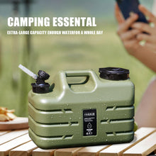 11L/3 gallon Portable Camping Water Container with Spigot No Leakage BPA Free Durable Water Storage Containers for Outdoor Hiking Picnics Water Jug Camping Military Green Emergency Water Jug Tank
