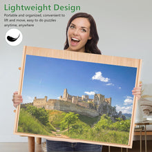 1000 Pieces Rotating Puzzle Board with Drawers and Cover Spinning Puzzle Board for Jigsaw Puzzle Table with Drawers Lazy Susan Spinning Puzzle Boards Wooden Jigsaw Puzzle Trays for Puzzle Sorting